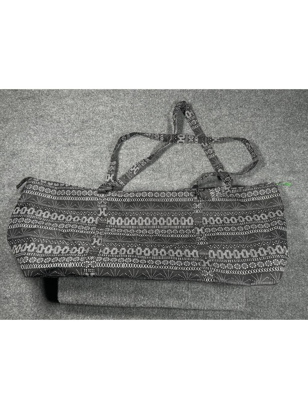 Sanuk DSW Black and White Patterned yoga Tote Bag